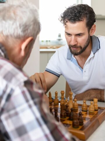 Picture of chess games,